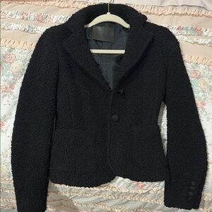 Bally Black Tailored Blazer with Notched Lapel